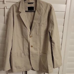 Banana Republic Khaki/Tan Cotton Blazer Sport Coat